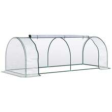 Outsunny Agricultural Greenhouses - 白色 - 查看 6