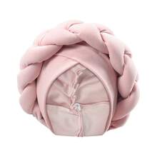 1pc  Plain  Rose    Casual    Polyester    Plain    Turban Hat  Daily - 淺粉色 - 查看 7