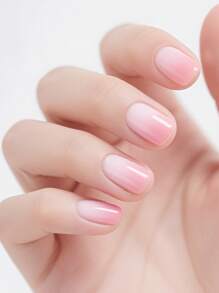 20 Tips Semi Cured Gel Nail Wraps, French Design Self-Adhesive Crystal Nail Art Stickers, Uv Lamp Required, Easy To Apply And Remove, Suitable For Women And Girls For Daily Party, Date And Diy Nail Art Use