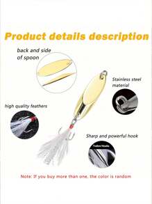 1/3/5 件定制文字雕刻鱼饵,个性化鱼饵,送给他的钓鱼礼物,父亲节礼物,送给丈夫的礼物,送给男朋友的礼物,适合日常钓鱼、运动钓鱼和海钓,可用于钓鲷鱼、欧洲鲶鱼、梭子鱼和大口黑鲈 - 彩色 - 查看 4