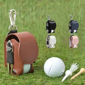 Borsa da golf portatile da esterno, Borsa da golf con gancio da cintura