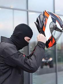 1 件男女通用拉法帽面罩，适合骑自行车、摩托车、日常使用、户外旅行、徒步旅行、滑雪