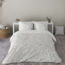Naturals 2/3 Piece Printed Duvet Cover Set, 100% Cotton, Extra Soft Fabric, Includes Duvet Cover And 1 Or 2 Pillowcases, No Filling, Comfortable And Breathable Fabric Ideal For All Year Round, For 90/135/150/180 Cm Beds - Sandal, Made In Spain - Wakia Stone - View 1