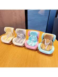 1pc Car Vent Clip Decor Doll Seat Doll House Accessory With Safety Belt, Random Style