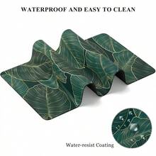 Mouse Pads - Tropical Blue-green Leaves - View 7