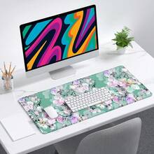 Mouse Pads - Green Pink Peach Blossom - View 8