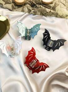 1 buc clemă de gheare de păr personalizată, clemă de gheare de liliac personalizată de Halloween, gheară de păr de animal amuzant, accesoriu de păr drăguț pentru coadă de cal, decorare de petrecere
