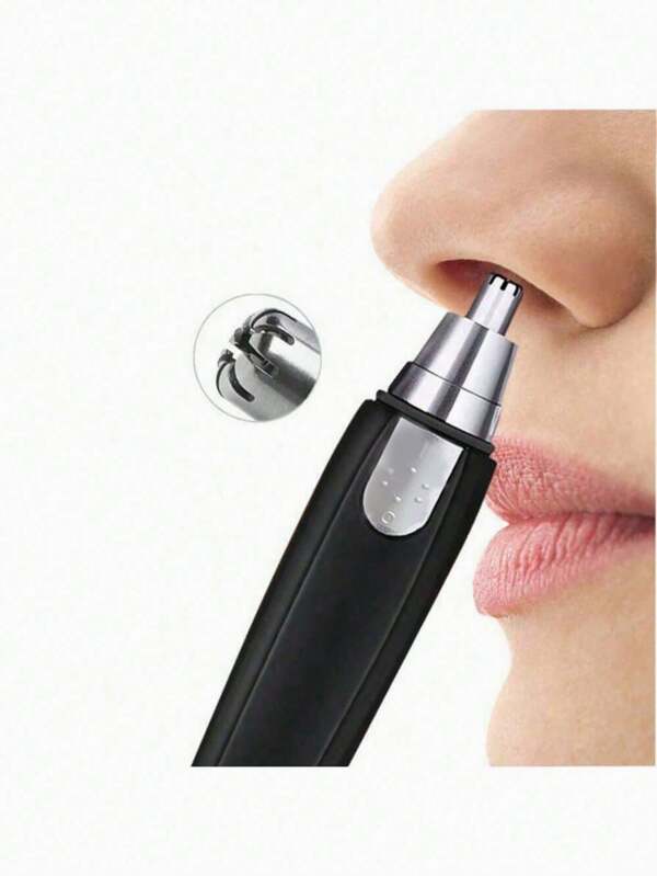 Electric Nose Hair Trimmer For Men, Nose & Ear Hair Clipper, Black