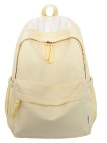 FRIFUL Japanese-Style Minimalist Versatile Large Capacity Solid Color Campus Backpack, 2025 Spring New Lightweight Commuting Student Double-Shoulder Bag, New Style Fresh Girl Travel Small Backpack, Japanese Ins College Style University Student Class Backpack. - Multicolor - View 16