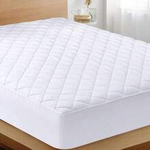Sleep In No Time! Cotton Mattress Protector | Breathable, Hypoallergenic, Dust Mite-Resistant | Super Soft, Quilted, Durable, Thick Fitted Sheet, Waterproof Or Non-Waterproof, Available In Sizes 60–180 Cm - 防水款 - 查看 4