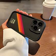 Funda protectora de teléfono personalizada, creativa y a la moda, hecha de material TPU suave de alta calidad, a prueba de golpes y antideslizante, resistente a la suciedad y duradera, adecuada para  17/17 Pro/17 Pro Max/17 Air/ 16/16 Pro/16 Pro Max/16 Plus/ 15/15 Pro Max/15 Pro/15 Plus/ 14/14 Pro/14 Plus/14 Pro Max/ 13/13 Pro/13 Pro Max/12/12 Pro/12 Pro Max/11/11 Pro/11 Pro Max/XR/X/XS/XS Max. Es el regalo de cumpleaños perfecto para novias, novios, esposos, esposas, amigos o para uno mismo, innovador y a la moda, adecuado tanto para hombres como para mujeres. - Negro 1784 - Ver 6
