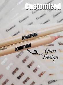 Personalized Custom Name Tag Stickers, 3-6 Inch Labels, Name Decal, Custom Decal Stickers, Name Stickers, Date Stickers, DIY Gifts, Handmade, Handwriting, Wedding Stickers, Gift Stickers. Customizable Holographic Name Stickers For Water Bottles,Xmas Decoration,For Housewarming