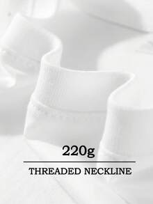 Personality Double-Sided Print Y2K Retro Dark Fashion Street Retro T-Shirt, Personality Art Print, Men 220g T-Shirt, Street Sports, Suitable For Summer T-Shirt, Good Quality, Cotton T-Shirt 1.,  As A Gift, Leisure Commute, School Season Graduation Season - White - View 2