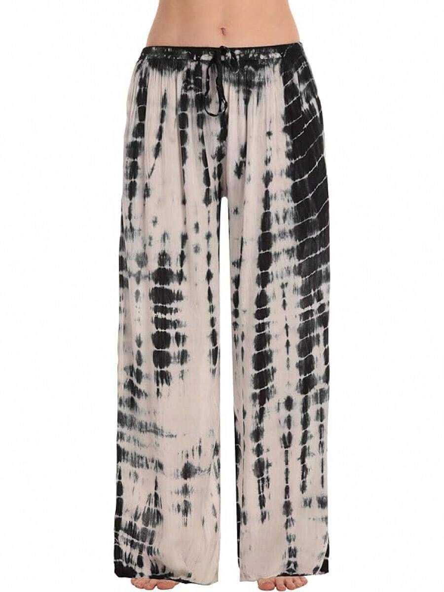 Women's% Rayon Beach Pants – Lightweight Wide Leg Flowy Pants With Pockets