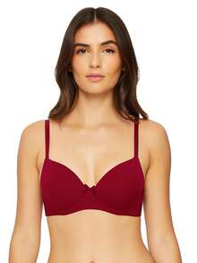 Viola's Secret Women 6 Packs Of T-Shirt Comfortable Everyday Full-Coverage Bras, 6808 - 6808 - View 4