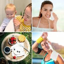 20 Pack Muslin Washcloths, Reusable Washcloths, Soft And Lightweight Muslin Cloths For Babies