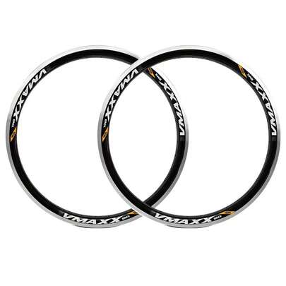 Kit 2 Aros 20 V-Maxx 36 Furos V-Brake Sem Ilhós Bike Downhill Válvula Schrader Vzan