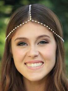 Eine modische und einfache Basic Ketten-Halskette, geeignet als Geschenk für Mädchen Tanzpartys (handgefertigte Kette, auf Maß geschnitten, die Anzahl der Perlen ist nicht fest)