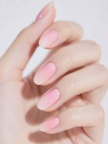 20 Tips Semi Cured Gel Nail Wraps, French Design Self-Adhesive Crystal Nail Art Stickers, Uv Lamp Required, Easy To Apply And Remove, Suitable For Women And Girls For Daily Party, Date And Diy Nail Art Use