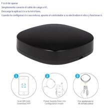 Tuya Wifi ir Smart Speech Control Remoto Por Infrarrojos Domótica Casa Inteligente Automatización - Negro - Ver 5