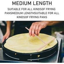 2 Pcs Crepe Spreader Wooden Crepe Maker, Spatula Pancake Batter Spreader, T-Shaped Tool Stick For Flat Tortilla Shells, Roti, Galettes-Round Food Pastry Tool - 1_ - View 2