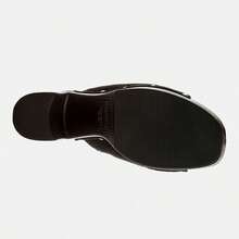 Masaki Soft Suede Leather Wooden Clogs - Black - View 7