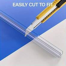 2 Packs 70cm/27.5" Shower Door Seal Strips For 4-12mm Thick Glass With Box, Extra Long, Easy Install, Stop Shower Leaks And Create A Water Barrier - 2Pcs 70cm Style2 - View 8