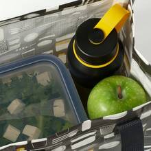 IKEA Taza térmica de estilo minimalista nórdico de 500 ml con revestimiento de acero inoxidable que retiene la temperatura caliente y fría, taza de viaje de alto valor de doble uso, diseño portátil a prueba de fugas - Negro - Ver 8