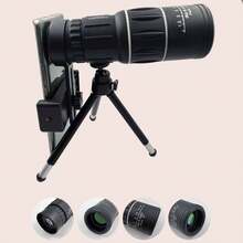 1pc 16X52 Zoom Smartphone Telescope Lens, Super HD Monocular Telescope, High Magnification Low Light Night Vision For Concerts, Sports Events - Multicolor - View 3