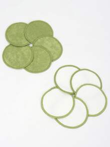 5/10/20pcs Reusable, Washable Makeup Remover Pads, Gentle On Skin, Quick Makeup Removal, Suitable For All Skin Types,Makeup,Cheap,Room Decor,Vanity,Travel,Bedroom,Makeup Accessories,Puff,Makeup Blender,Powder Puff,Makeup Sponge,Cheap,Stocking Stuffers,Makeup,Makeup Tools,Cheap Stuff,Gifts,Gifts For Women,Christmas Gifts - Multicolor - View 6