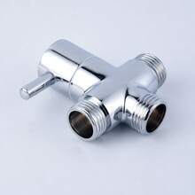 Multi-Functional All-Copper Three-Head Four-Way Quick-Opening Water Divider Shower Valve Faucet Conversion Valve With One Inlet And Two Outlets