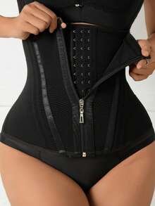 1PC Hot-Selling Latex Body Shapers And Sports Slimming, Abdomen-Tightening And Body-Warming Waist Belts Are Available. - Black - View 5