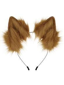 Four-Piece Multi-Color Fox Suit Cosplay Mask Headband Suit Party Stage Costume Suit Combination Halloween Fun Sexy Dress - 棕色 - 查看 6