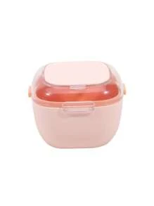 1pc Double-Layer Portable Dental Retainer Box, ABS Sealed Orthodontic Retainer Storage Box, Invisible Retainer Orthodontic Retainer Storage Box, Odorproof, Moisture-Proof, Compact Design, No Battery Required, Suitable For Home And Travel Use, Portable Denture Storage Box, Home Organization Storage Box, Double-Layer Dental Box, Retainer Box, Invisible Retainer Storage Box, Summer Travel Tooth Protection Box