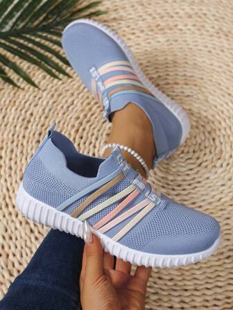 Lichtgewicht gebreide sneakers voor dames - Casual en comfortabel voor dagelijks gebruik