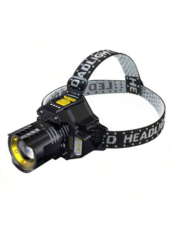 Sensor Headlamp LED Head Flashlight Powerful COB Headlight Head Torch Built-In Battery USB Rechargeable Fishing Camping Lantern