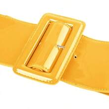 Women's Stretchy Belt 1950s 3 Inch Wide Elastic Belts - Màu vàng - Xem 8