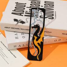 梦幻四翼龙设计亚克力书签，搭配迷人四翼龙吊坠，是情人节、生日、感恩节等节日送给男朋友和读者朋友的理想礼物 - 彩色 - 查看 7