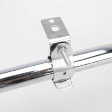 1pc Aluminum Alloy Handle Extension Bracket Adjustable Pipe Clamp Bracket Spotlight Fixing Bracket For Bicycles Off-Road Motorcycles Scooters Motorcycle Accessory