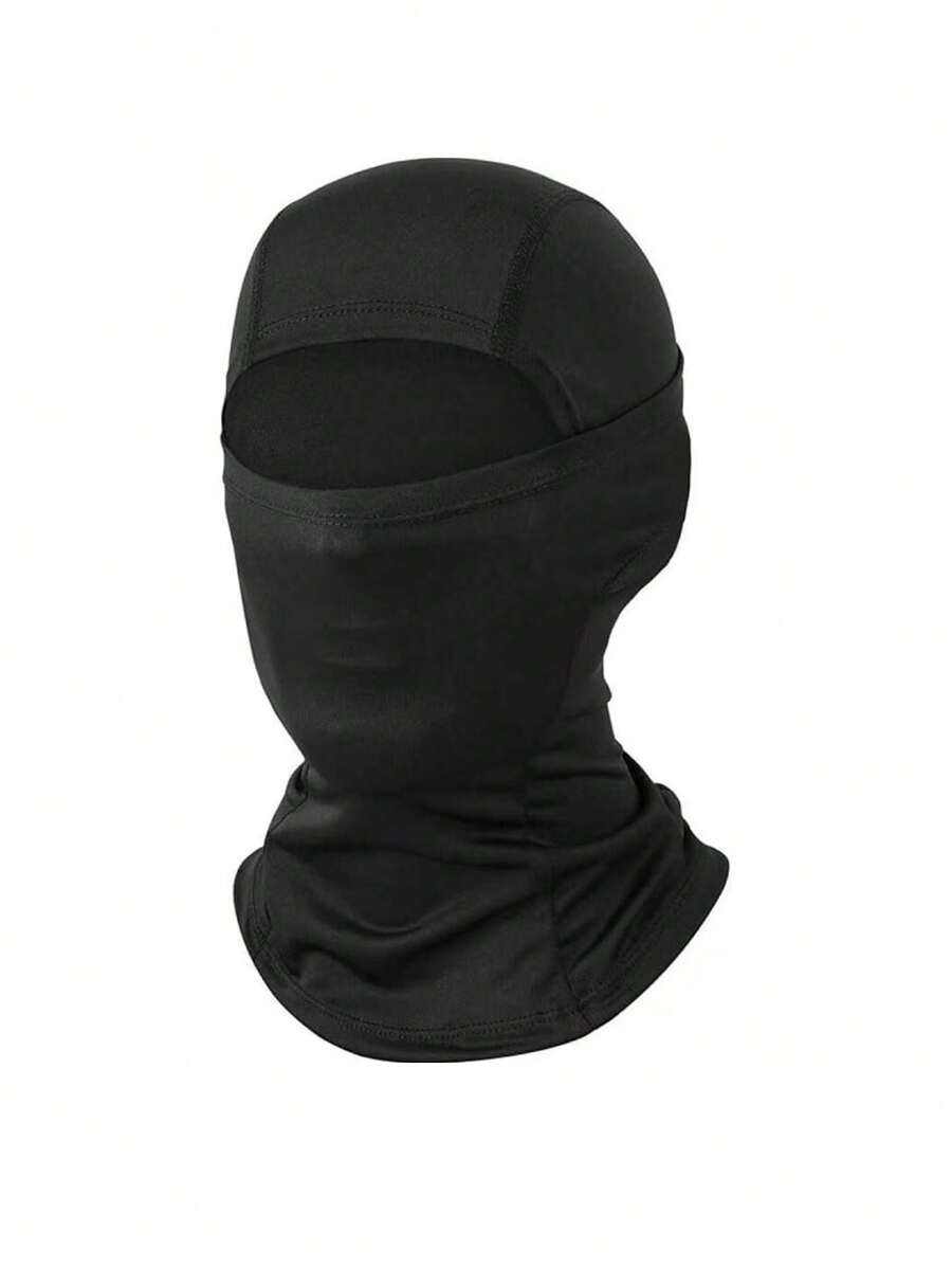 1pc Unisex Balaclava Face Mask, Camouflage Print Design, Breathable, Suitable For Outdoor Activities Such As Travel, Cycling, Hiking In Spring And Summer