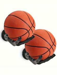 1 Stück Basketball Wandhalterung - Schwerlast Sportdekoration, platzsparende Basketball Aufbewahrung für Heimtraining, Garage, Spielzimmer - Ideales Geschenk für Basketballspieler, Trainer, Sportfans - Einfach zu installierender Organizer, Basketball Raumdekoration, Garage Organisation, stilvolles Design, hochwertige Halterung, perfekt für Fitnessstudiobesitzer