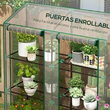 Outsunny Agricultural Greenhouses - Blanco - Ver 4