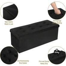 Storage Benches - Noir - 查看 8