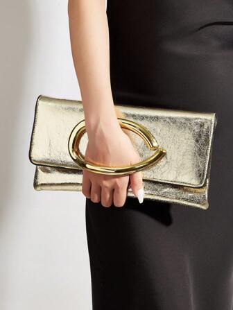 Retro Vintage Solid Color Clutch Wallet, All-Match Carry On Purse, Stylish PU Bag For Women, And For Wedding, Party, Prom, Dinner, Bags For Ladies Fashionable