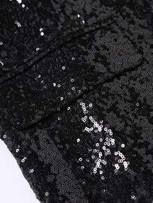 Men's Black Jacket, Sequin Jacket, Suit Jacket, Disco Jacket, Suitable For Nightclubs, Parties, Birthday Parties, Graduation Dances
