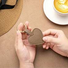Cute Leather Hat Clip For Travel, Heart & Bow Design Bag Accessory To Hold Hats, Towels, Masks, Glasses, Outdoor Essential Gift For Women (8 Colors)