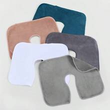 HMQ beauty Heated Massage Desk Cradle Cover Salon Massage Bed Hole Towel Spa U-Shaped Facial Pillow Headrest Cushion Relax Chair SPA Facial Rest Cover