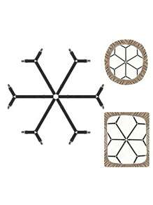 6-Side 12 Clip Household Bed Sheet Holder Adjustable Sofa Bed Sheet Holder Clip Tablecloth Holder With Anti Slip And Anti Slip Bed Buckle