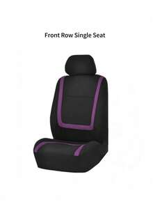 9pcs (5 Seats), 4pcs (2 Seats), 2pcs (1 Seat) Universal Car Seat Covers, U-Shaped Striped Patchwork Design, All Season Use, Easy To Clean, Fashion Interior Upgrade, Fit For General Cars, Effectively Protect Car Seats | Modern Seat Covers | Durable Seat Protection - Style a - View 27