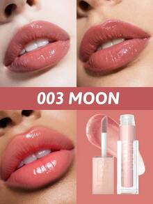 Maybelline 美寶琳豐唇唇彩 + 玻尿酸唇彩，005 花瓣色，高光澤豐唇效果，增強唇部豐盈感，持久光澤，長效保濕，提升唇形，強效光澤，長效保濕 - 003 MOON - 查看 2